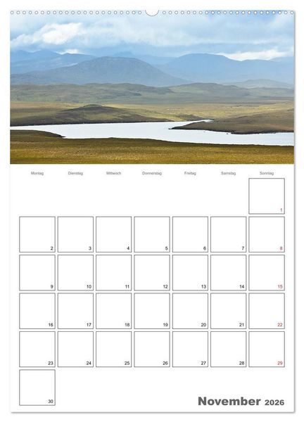 Produktbild: Schottland f&uuml;r Naturliebhaber (Wandkalender 2026 DIN A2 hoch), CALVENDO Monatskalender