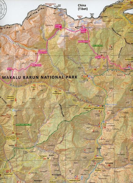 Produktbild: Makalu Region 1:100 000 NP102