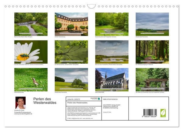 Produktbild: Perlen des Westerwaldes (Wandkalender 2026 DIN A3 quer), CALVENDO Monatskalender