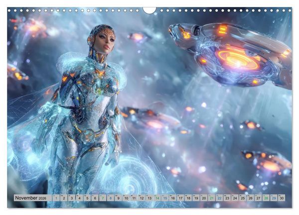 Produktbild: Science-Fiction Erlebnisse - Fantastische Welten (Wandkalender 2026 DIN A3 quer), CALVENDO Monatskalender