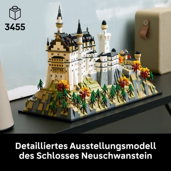 Produktbild: LEGO Architecture 21063 Schloss Neuschwanstein, Modellbau