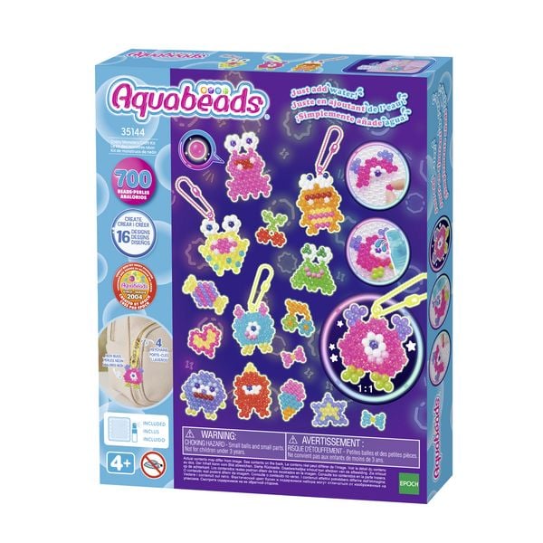 Aquabeads 35144 - Verrückte Monster Bastelset mit 700 Wasserperlen und Zubehör
