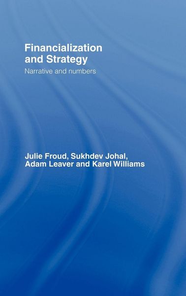 Produktbild: Financialization and Strategy