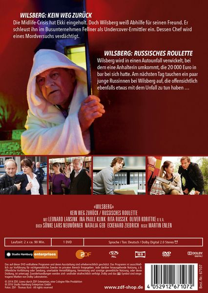 Produktbild: Wilsberg 22 - Kein weg zur&uuml;ck/Russisches Roulette
