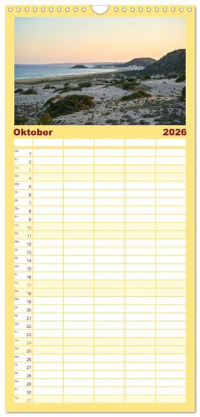 Produktbild: Familienplaner 2026 - Zypern - Eine bezaubernde Reise. mit 5 Spalten (Wandkalender, 21 x 45 cm) CALVENDO