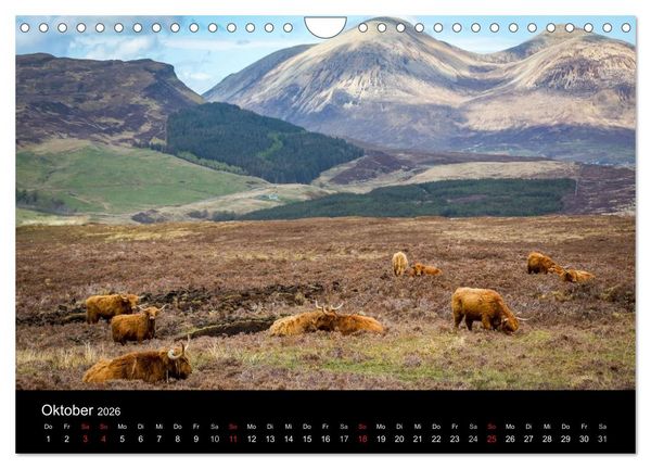 Produktbild: Schottland - Die wundervolle Isle of Skye (Wandkalender 2026 DIN A4 quer), CALVENDO Monatskalender