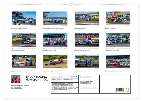 Produktbild: TRUCK RACING - Motorsport in XXL (Wandkalender 2026 DIN A2 quer), CALVENDO Monatskalender