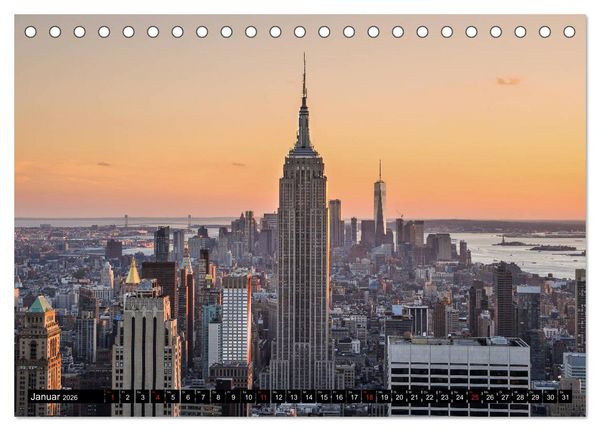 Produktbild: Metropolen rund um den Globus (Tischkalender 2026 DIN A5 quer), CALVENDO Monatskalender