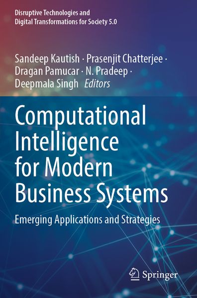 Produktbild: Computational Intelligence for Modern Business Systems