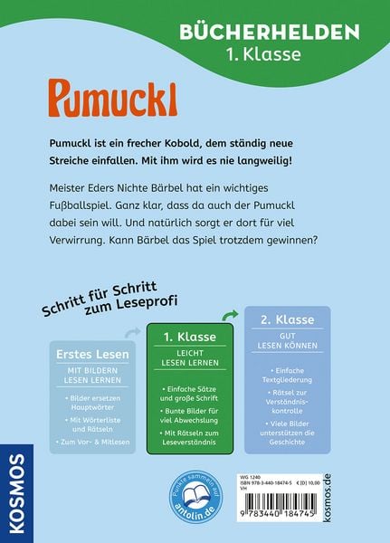 Produktbild: Pumuckl, B&uuml;cherhelden 1. Klasse, Pumuckl spielt Fu&szlig;ball