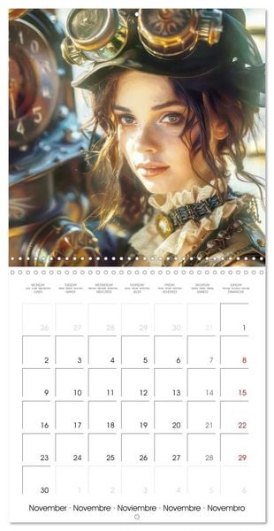 Produktbild: Steampunk - Mechanical World (Wall Calendar 2026 12 &times; 12 Inch) CALVENDO 12 Month Wall Calendar