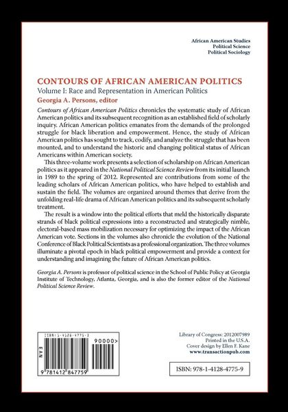 Produktbild: Contours of African American Politics