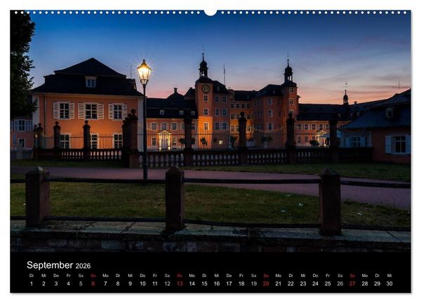 Produktbild: Schwetzingen - Ein Spaziergang durch die Perle der Kurpfalz (Wandkalender 2026 DIN A2 quer), CALVENDO Monatskalender
