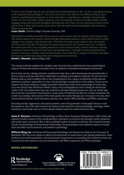 Produktbild: Psychology and the Social Class Worldview