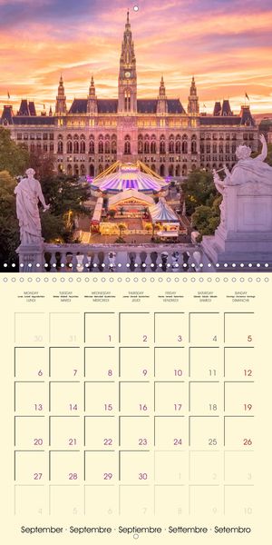 Produktbild: Heindl, K: Beautiful Vienna (Wall Calendar 2021 300 &times; 300 mm