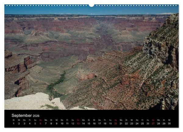 Produktbild: USA - faszinierender S&uuml;dwesten / CH-Version (hochwertiger Premium Wandkalender 2026 DIN A2 quer), Kunstdruck in Hochglanz