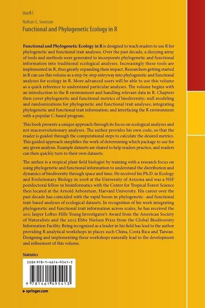 Produktbild: Functional and Phylogenetic Ecology in R