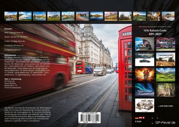 Produktbild: England &ndash; It&rsquo;s Tea Time - 2027 - Kalender DIN A2