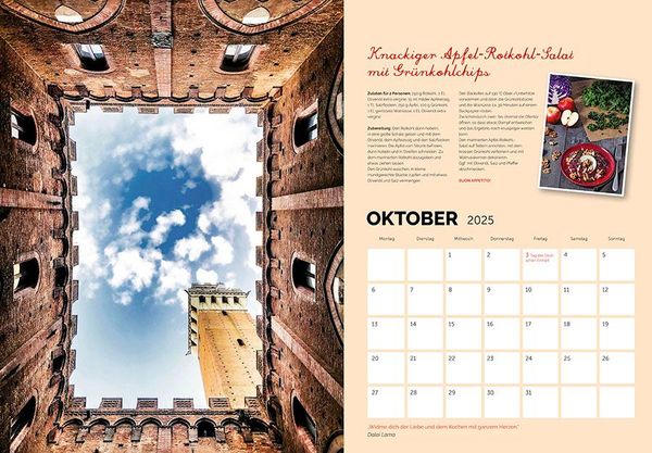 Produktbild: Amore per Gusto-Kalender 2025 Kalender Italien