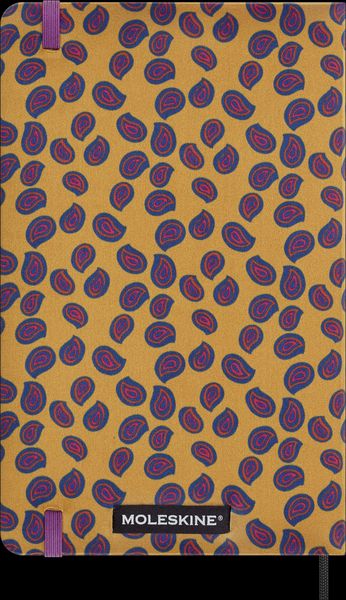 Produktbild: Moleskine Silk Notizbuch large/A5, liniert, fester Einband, gelb