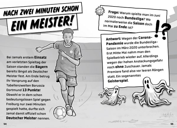 Produktbild: Mein Fu&szlig;ballheld Jamal Musiala &ndash; Seine Geschichte, seine Spiele, seine Rekorde