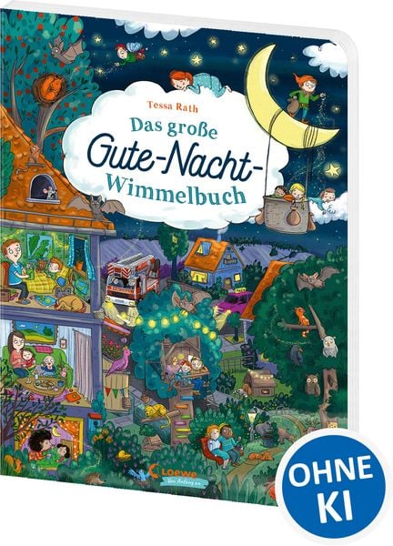 Das große Gute-Nacht-Wimmelbuch, Gebundene Ausgabe von , Loewe, 9783743214033