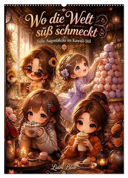 Produktbild: Wo die Welt s&uuml;&szlig; schmeckt (Wandkalender 2027 DIN A2 hoch), CALVENDO Monatskalender