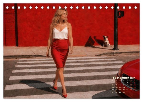 Produktbild: CITY HEAT (Tischkalender 2027 DIN A5 quer), CALVENDO Monatskalender