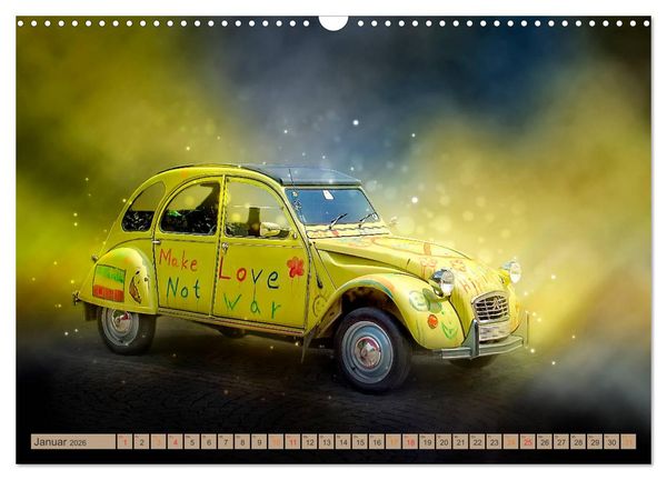 Produktbild: Die Ente - Citro&euml;n 2CV (Wandkalender 2026 DIN A3 quer), CALVENDO Monatskalender
