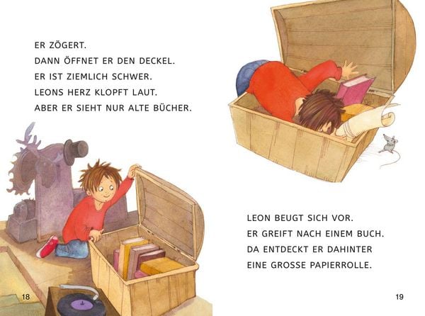 Produktbild: Leseprofis &ndash; Grossbuchstaben: die Geheimnisvolle Schatzkarte, Erstes Lesen