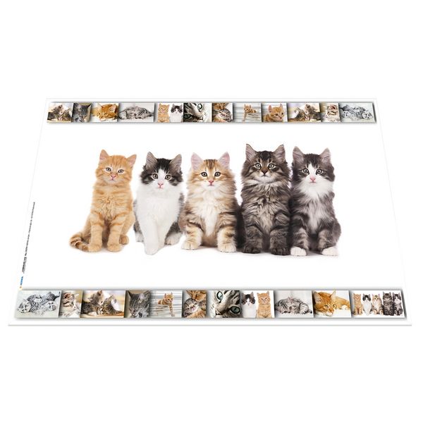 Produktbild: HERMA Schreibtischunterlage Katzen 55x35cm