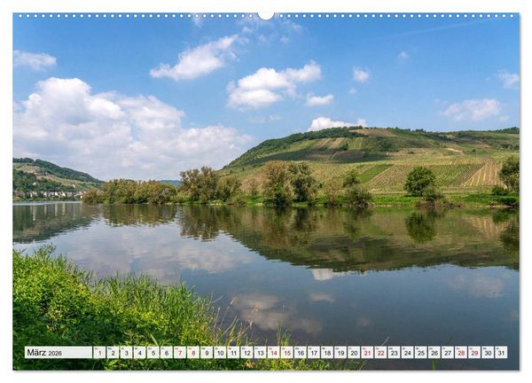 Produktbild: Die Mosel - Landkreis Cochem - Zell (hochwertiger Premium Wandkalender 2026 DIN A2 quer), Kunstdruck in Hochglanz