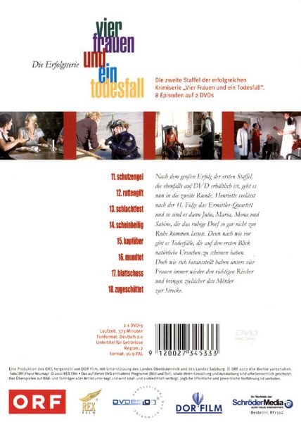 Produktbild: Vier Frauen und ein Todesfall - Staffel 2 [2 DVDs]