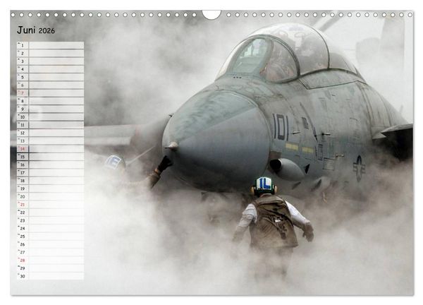 Produktbild: Luftwaffe. Kampfflugzeuge der USA (Wandkalender 2026 DIN A3 quer), CALVENDO Monatskalender