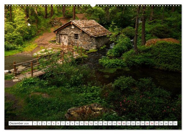 Produktbild: Natur im Aostatal (Wandkalender 2026 DIN A2 quer), CALVENDO Monatskalender
