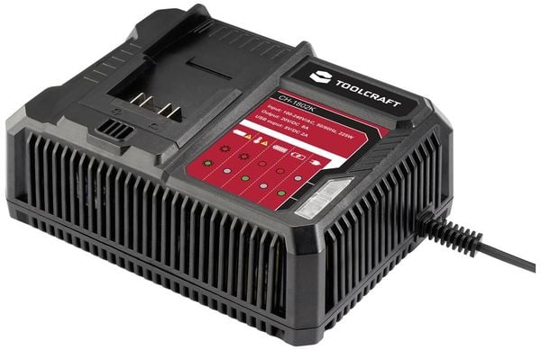 Produktbild: TOOLCRAFT ALG-1802 / TAWB-200 Akkupack-Ladeger&auml;t