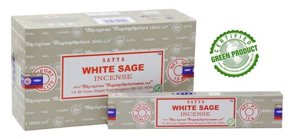 Produktbild: R&auml;ucherst&auml;bchen Satya Sai Baba "White Sage" 15gr