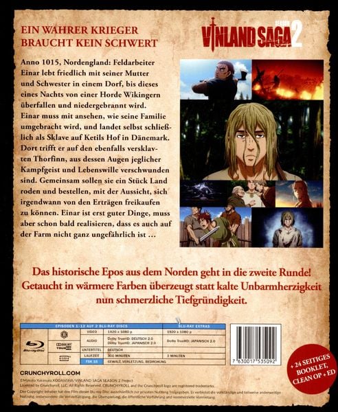 Produktbild: Vinland Saga - Staffel 2 - Part 1 [2 BRs]