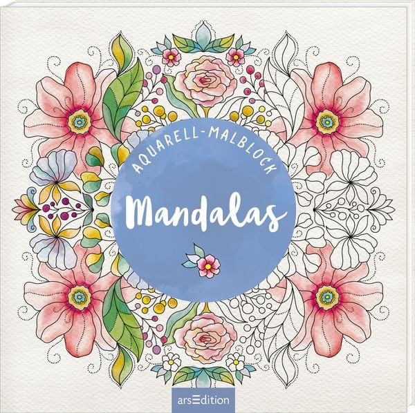 Produktbild: Aquarell-Malblock &ndash; Mandalas