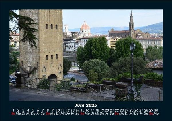 Produktbild: Florenz 2025 Fotokalender DIN A5