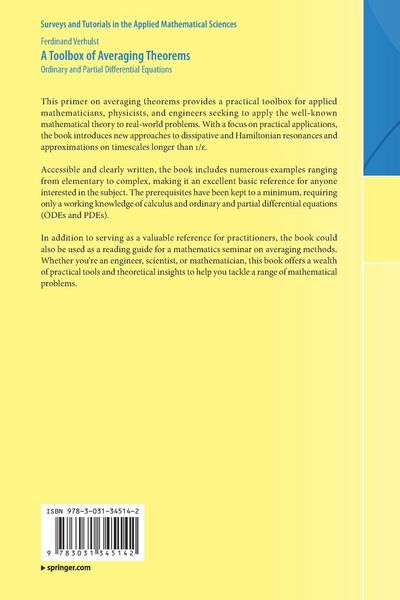 Produktbild: A Toolbox of Averaging Theorems