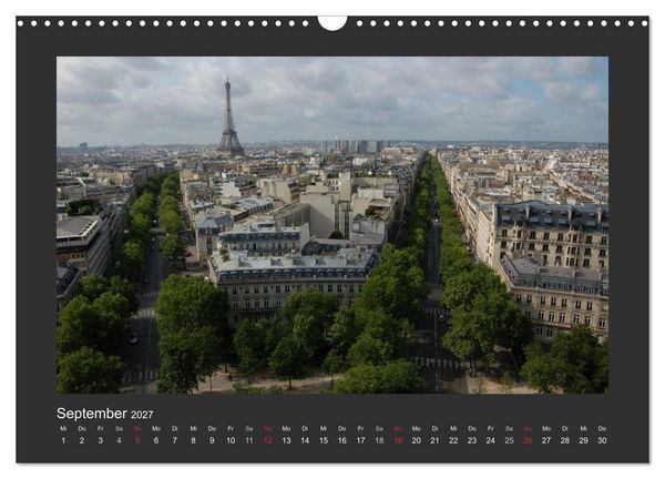Produktbild: Paris, mon amour (Wandkalender 2027 DIN A3 quer), CALVENDO Monatskalender