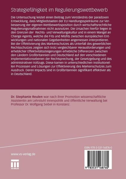 Produktbild: Strategief&auml;higkeit im Regulierungswettbewerb