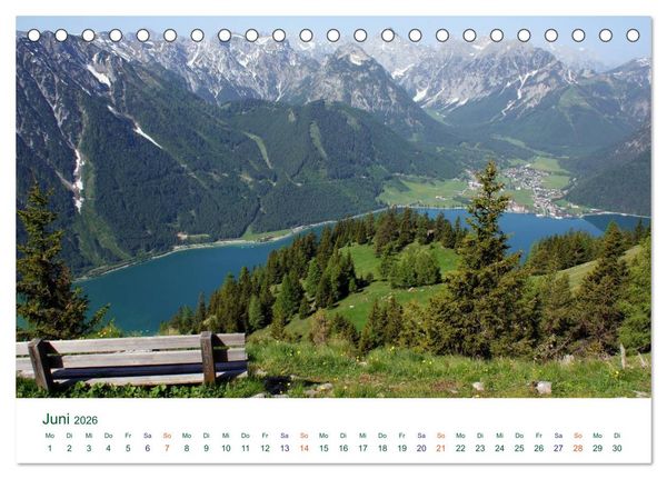 Produktbild: Tirol &ndash; Rund um den Achensee (Tischkalender 2026 DIN A5 quer), CALVENDO Monatskalender