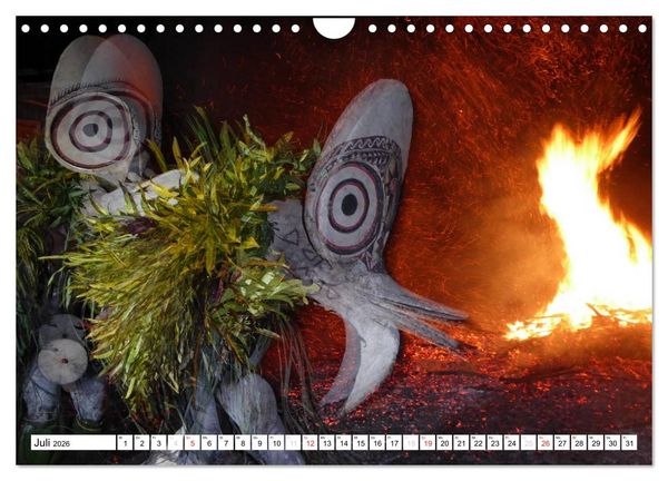 Produktbild: Papua-Neuguinea Geheimnisvolle Inselwelt (Wandkalender 2026 DIN A4 quer), CALVENDO Monatskalender