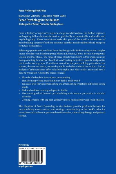 Produktbild: Peace Psychology in the Balkans