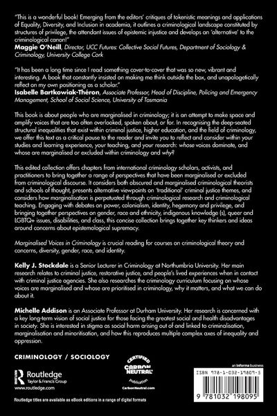 Produktbild: Marginalised Voices in Criminology