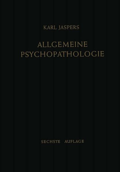 Produktbild: Allgemeine Psychopathologie