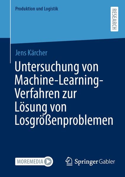 Produktbild: Untersuchung von Machine-Learning-Verfahren zur L&ouml;sung von Losgr&ouml;&szlig;enproblemen