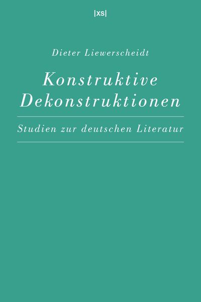 Produktbild: Konstruktive Dekonstruktionen